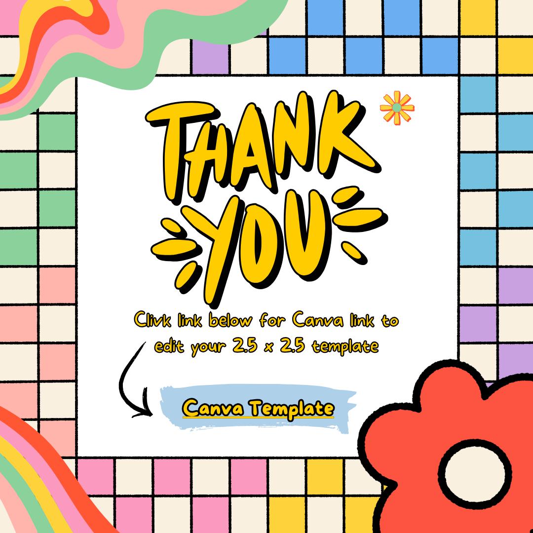 2.5” x 2.5” Photo Magnet Template