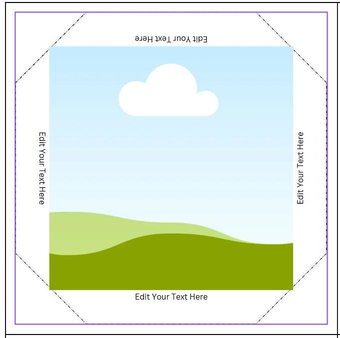 2.5” x 2.5” Photo Magnet Template