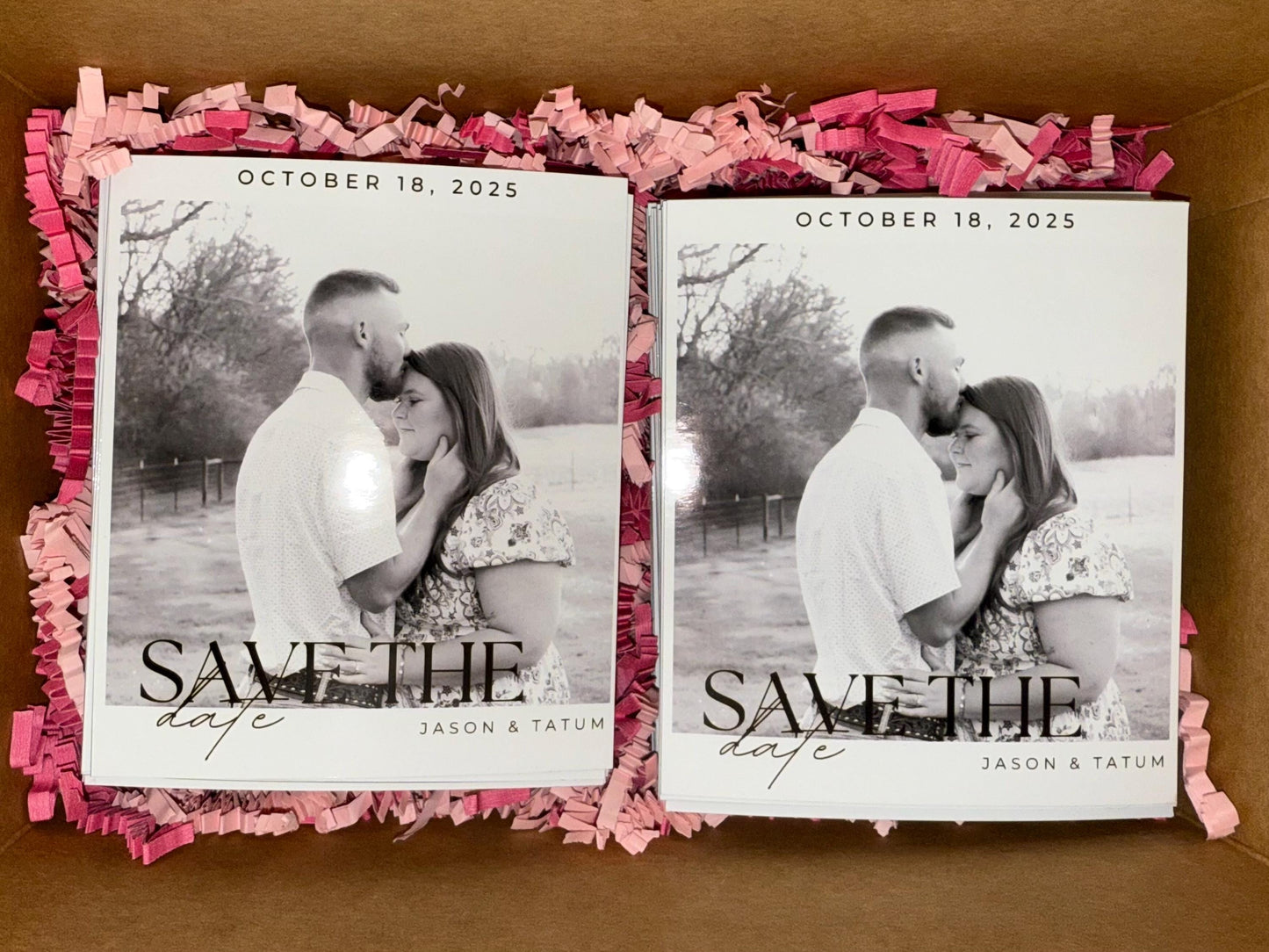 4" x 3.5" Save the Date Magnets l Business logos