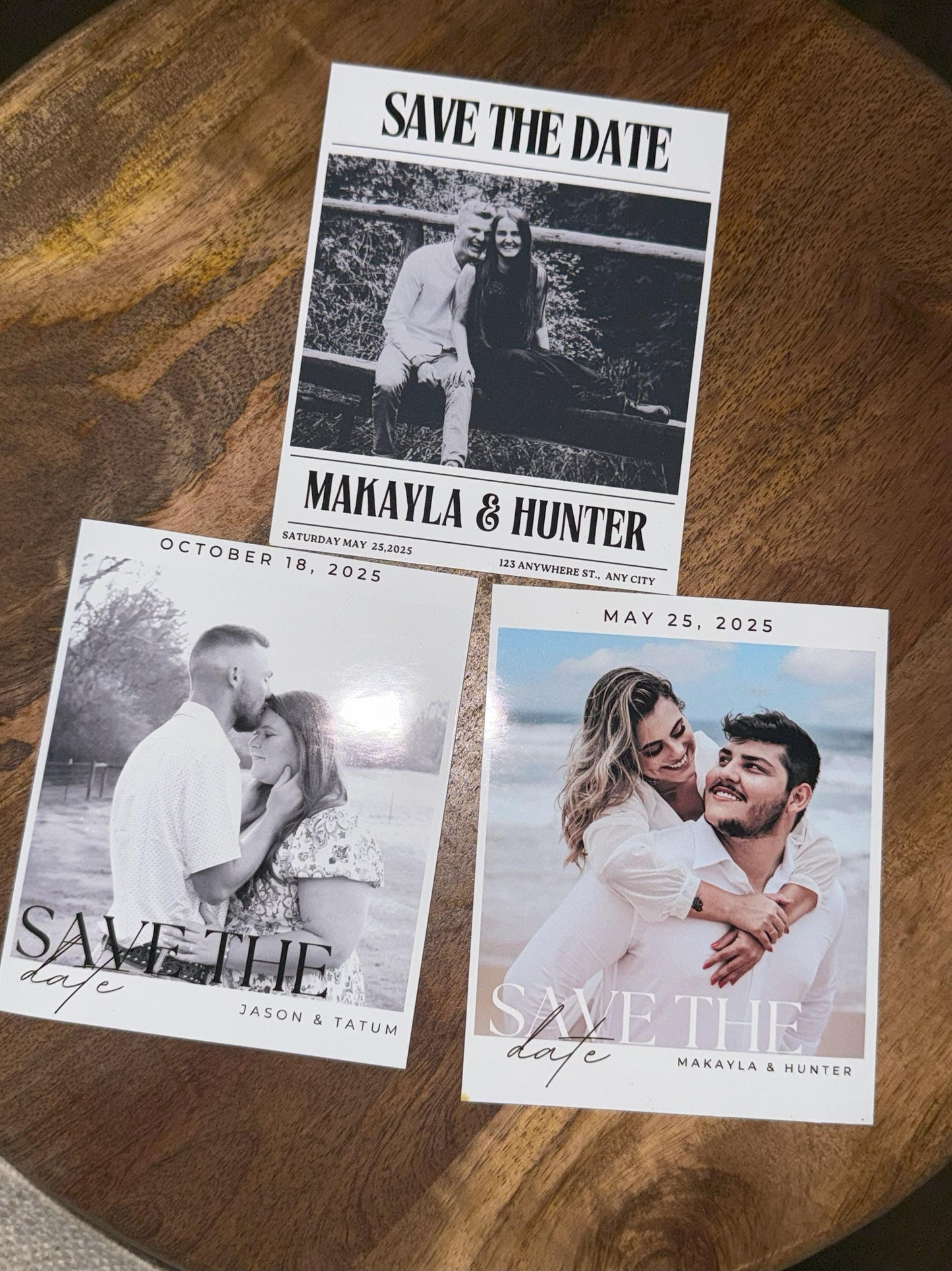 4" x 3.5" Save the Date Magnets l Business logos