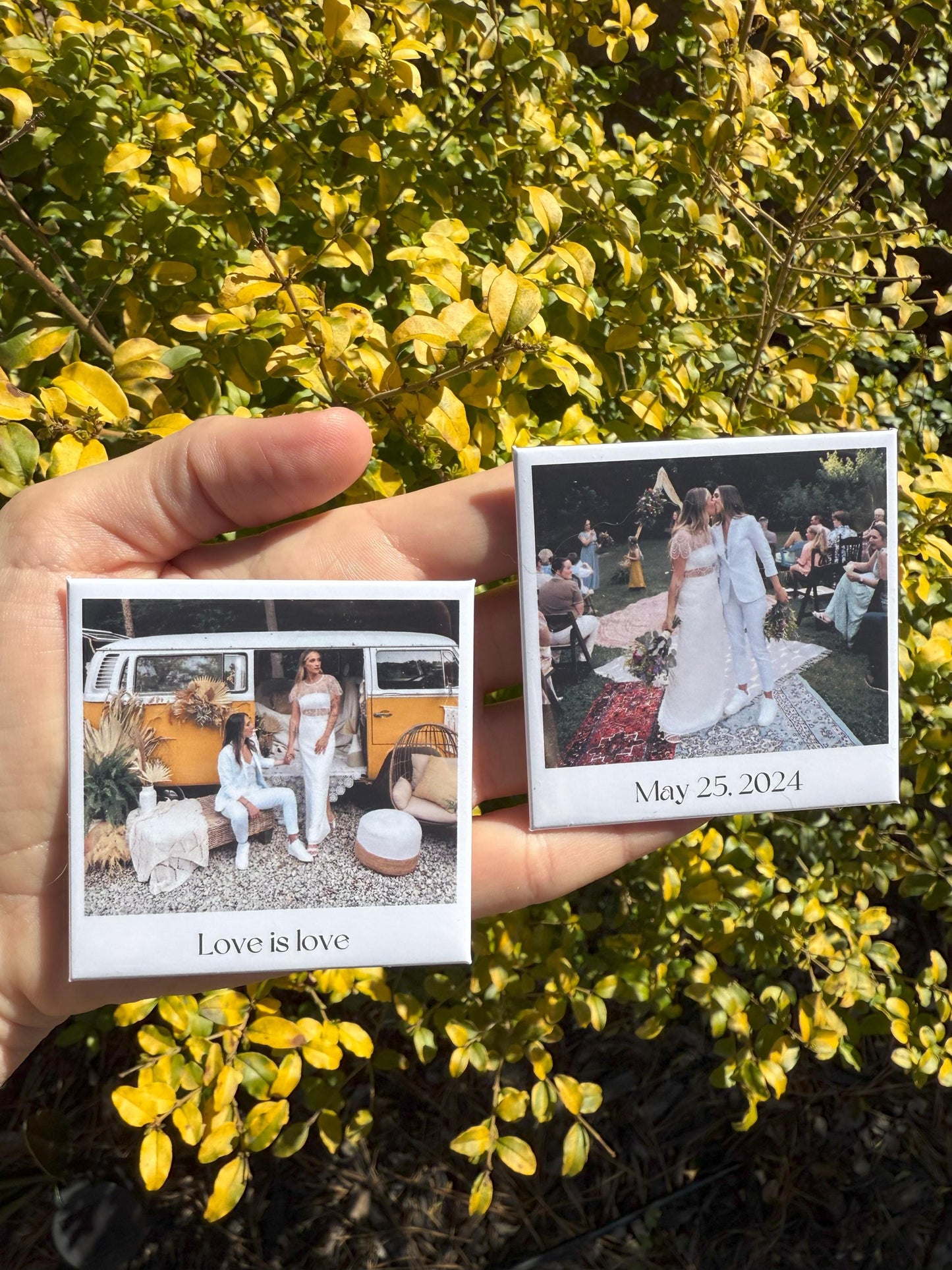 2.5" x 2.5" Custom Photo Magnets
