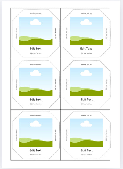 Polaroid Photo Magnet Template l 2.5 x 2.5" Fully Editable l Drag and Drop l Perfect for Starting your Magnet Business l Magnet Template