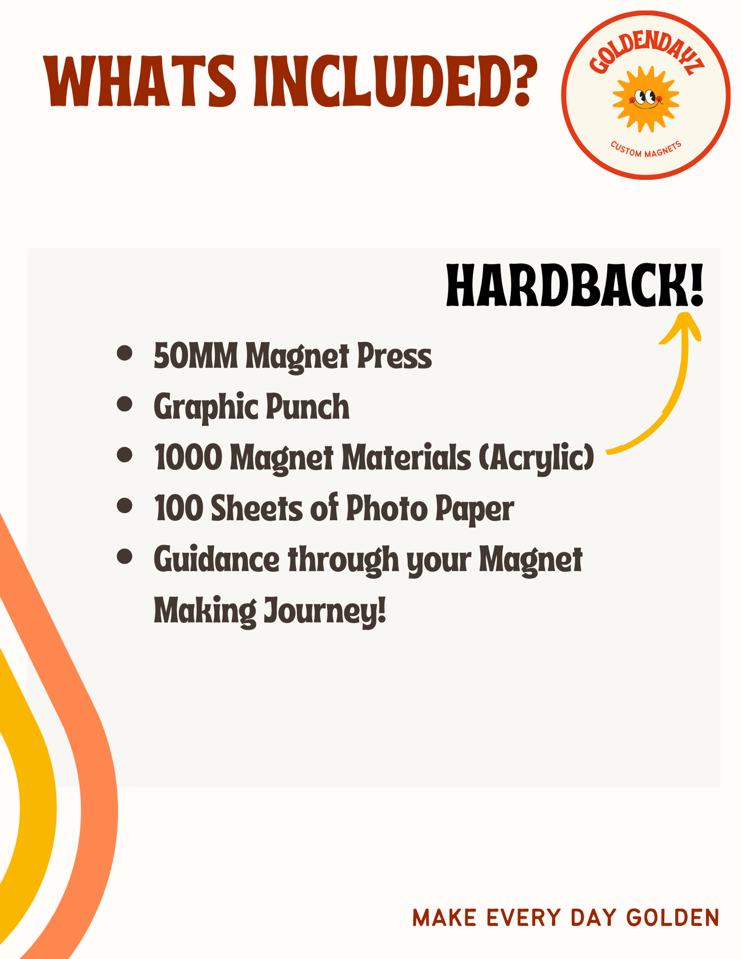 Magnet Maker Machine Kit: 2” x 2”